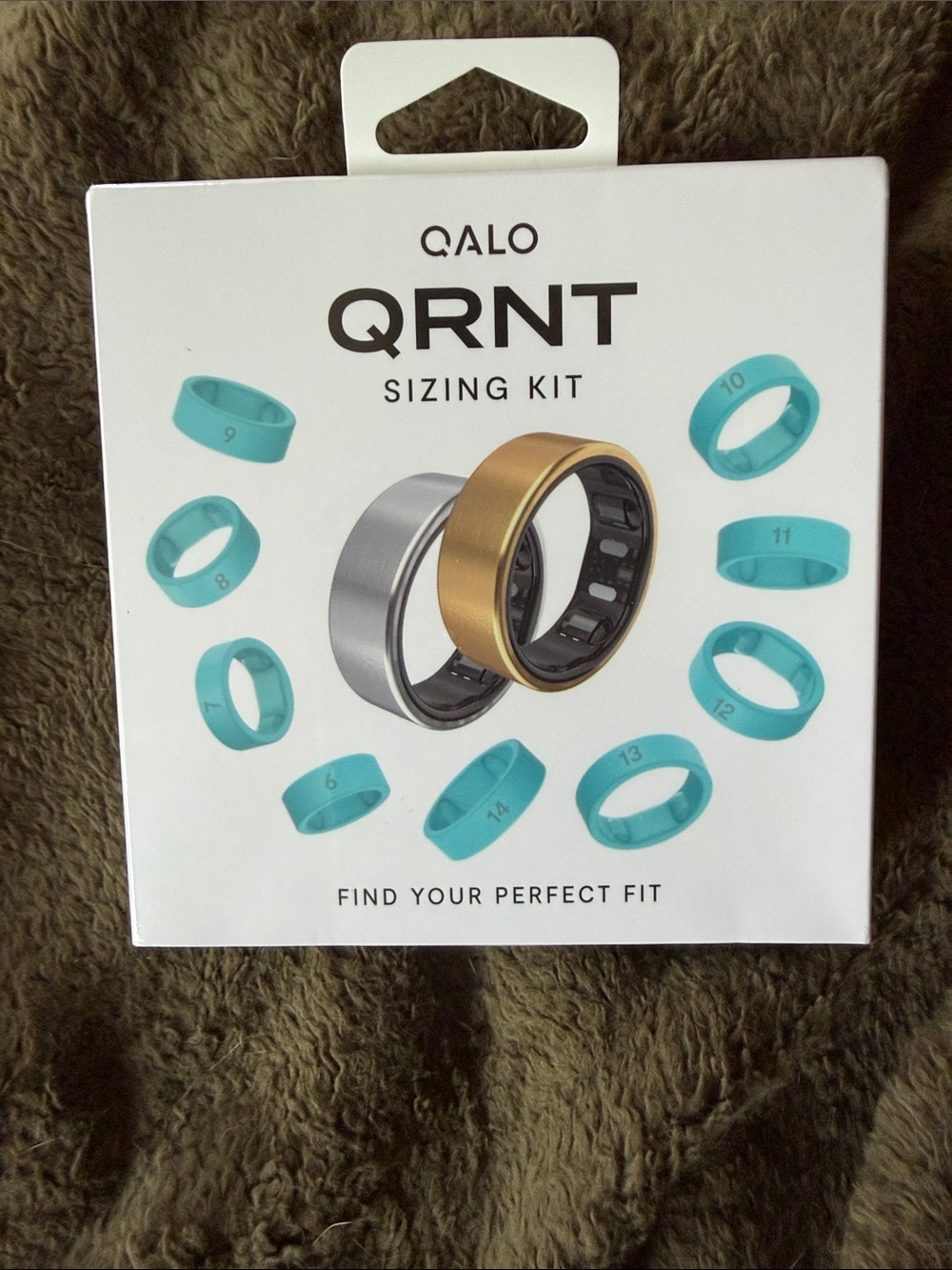 QALO QRNT Ring Sizing Kit - Turquoise Sizing Bands